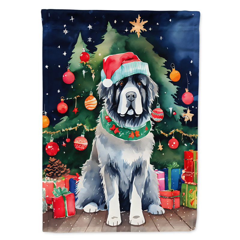 Double Sided Polyester Christmas, 40" H x 28" W