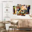 «Passionate Moment», ensemble de 4 toiles abstraites sur toile-92829127