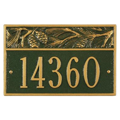 Plaque d'adresse murale sur 1 ligne Nagano