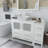 Ravenna 48" Freestanding Single Sink Bathroom Vanity with Engineered Marble Top and Matching Mirror-27042761