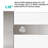 56 - 60"W Adjustable Sliding Shower Door 76"H With 5/16" Tempered Glass, Buffer Design, Easy Clean For Updated Bathroom Smooth Operation, Water Repellent In Modern