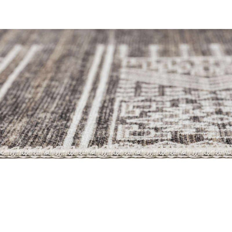 Grajeda Washable Oriental Indoor Rug, Rectangle 8' x 10'