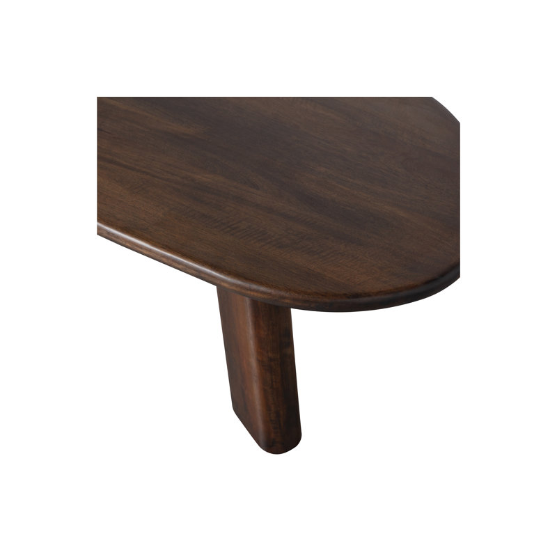 Solid Wood 3 Legs Coffee Table