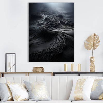 Grey Onyx Stone Abyss - Stone Geode Wall Art