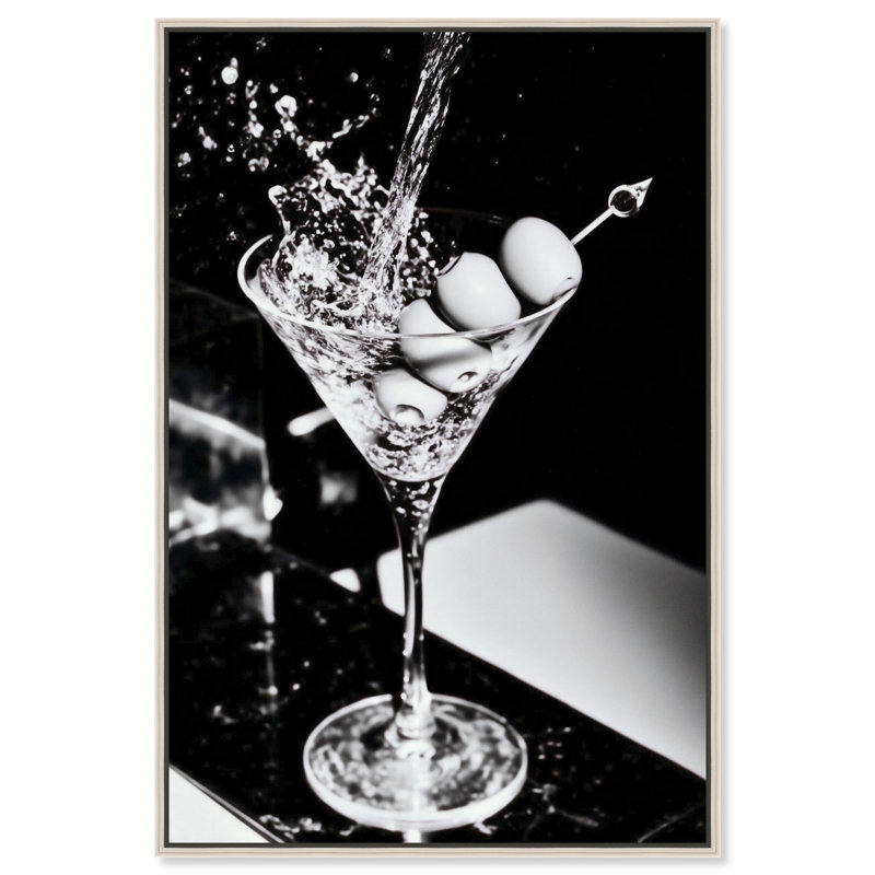 Chill Time III Print by Oliver Gal, 31"H x 21"W, Silver Floater Frame