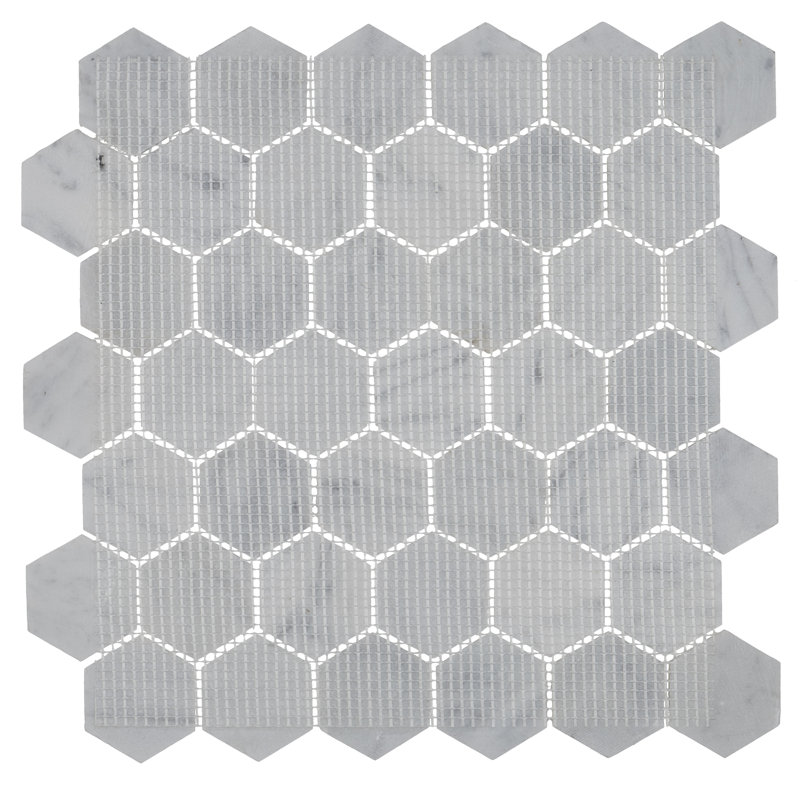 Carrelage mosaïque en marbre 2 po x 2 po