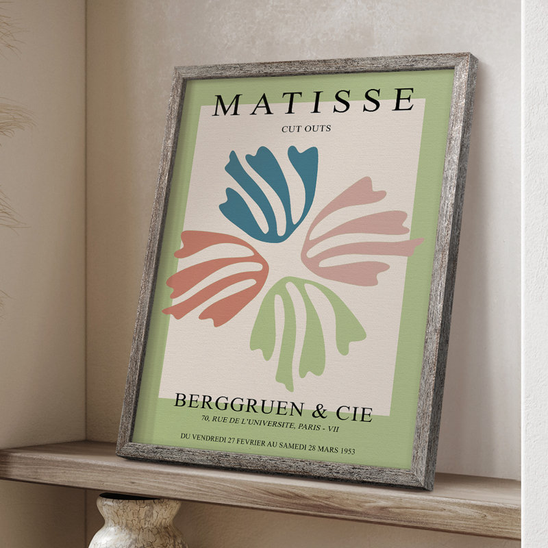 Matisse CCI, reproduction d'art encadrée - bois massif