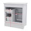 Meuble-lavabo de 30 po avec lavabo et armoire supérieure avec porte et deux tiroirs