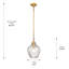 Luminaire suspendu géométrique à 1 lumière pour îlot de cuisine Bertsch-76143055