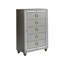 Commode argentée CHLOE GEMSTONE