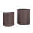 Weitzman Faux Wood Round Nesting Side Tables