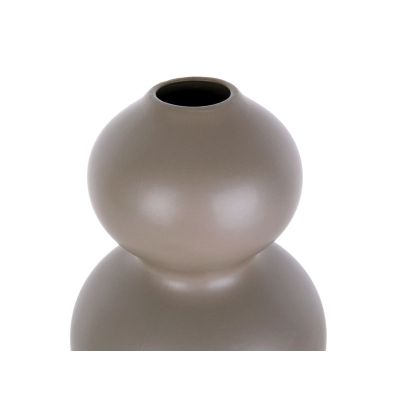 Theressa Ceramic Table Vase, Taupe Brown