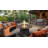 Cirvalo Round Gas Fire Pit Table With Fossil Top & Base-110205641-110205639