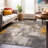 Rainiero Abstract Performance Gray/Yellow/Ivory Rug-1136113764