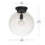 Plafonnier semi-encastré simple en forme de globe à 1 lumière de 12 po Blas