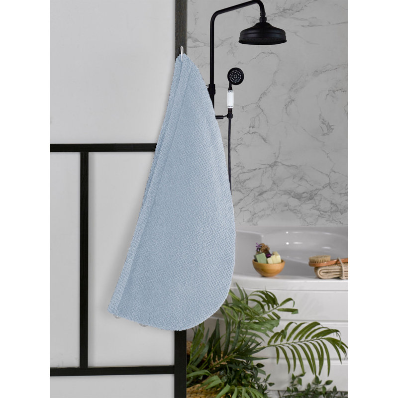 Ensemble de serviettes 2 pièces 100% coton, Bleu