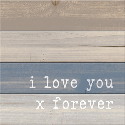 I Love You X Forever - Wrapped Canvas Print