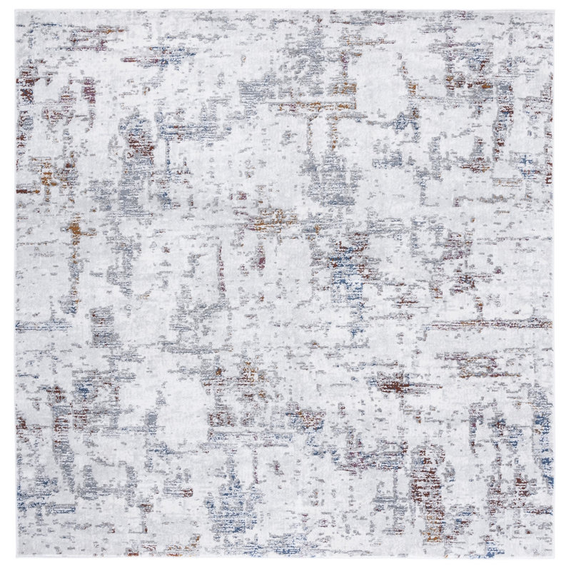 Craft Performance Abstract Rug, Square 6'7"
