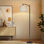Lampe sur pied à arc avec abat-jour réglable blanc vif rétro 3D branches fleur floral branche sur pied lampe sur pied 3 températures de couleur à intensité variable haute lampe sur pied avec interrupteur au pied pour la chambre à coucher