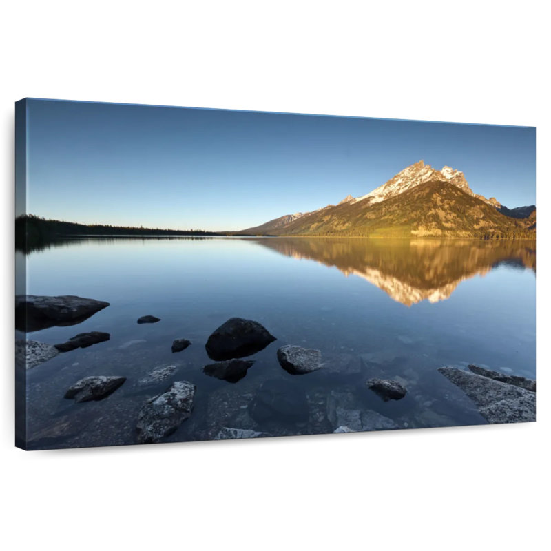 Jenny Lake Reflection, 8" H x 12" W