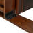 Queen Size Daybed with Removable Desk, Storage Drawers & Hydraulic Side Table, Espresso-142555689-142555687