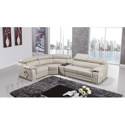 Backsten Upholstered Curved Sectional