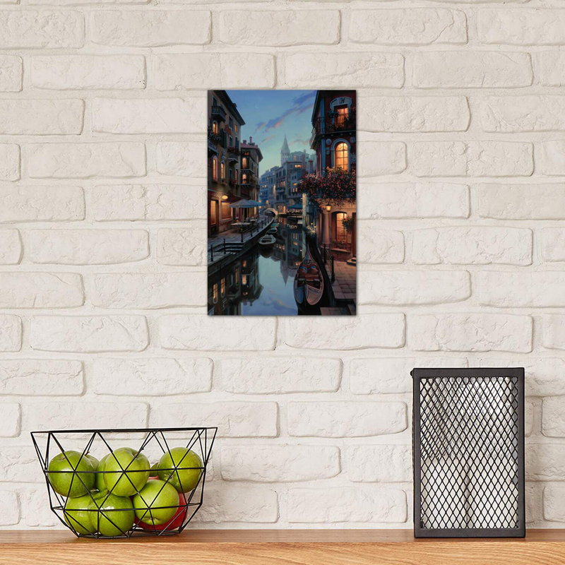 Placidity 1 Piece Wrapped Canvas Painting, 20.32 cm H x 30.48 cm W