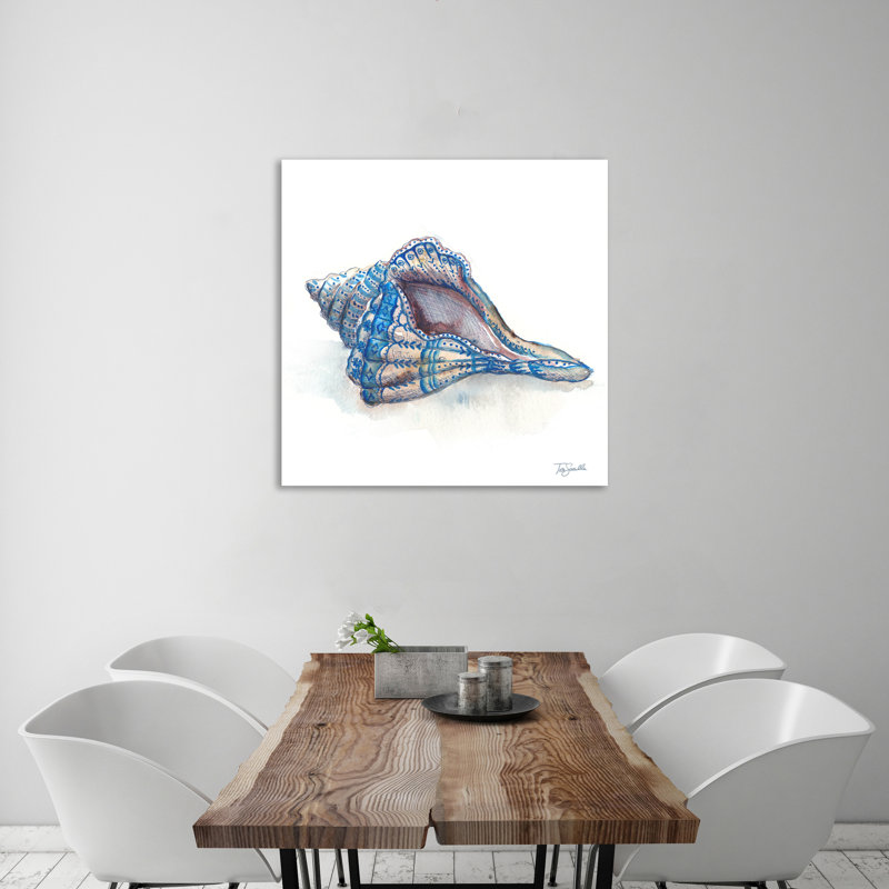Bohemian Shells: Conch - reproduction d'art sur toile tendue, H 24 po x l 24 po x P 1,5 po