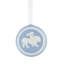 Festive Lion Annual Ornament, Light Blue