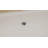 DreamLine SlimLine 32 inch D x 54 inch W x 2 3/4 inch H Single Threshold White Alcove Shower Base with 2 inch Brushed Nickel Center Round Drain-118322103
