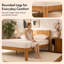 Lit Queen en hévéa massif avec tête de lit de rangement, montage sans outil, style Japandi, chêne naturel, style japonais-642162573-653352713-642162574