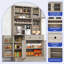 Armoire de rangement avec garde-manger Gracie Oaks-276672469