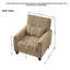 Fauteuil d'appoint rembourré Mirello avec garniture cloutée, pieds en bois massif (ensemble de 2)-304129849-313344478