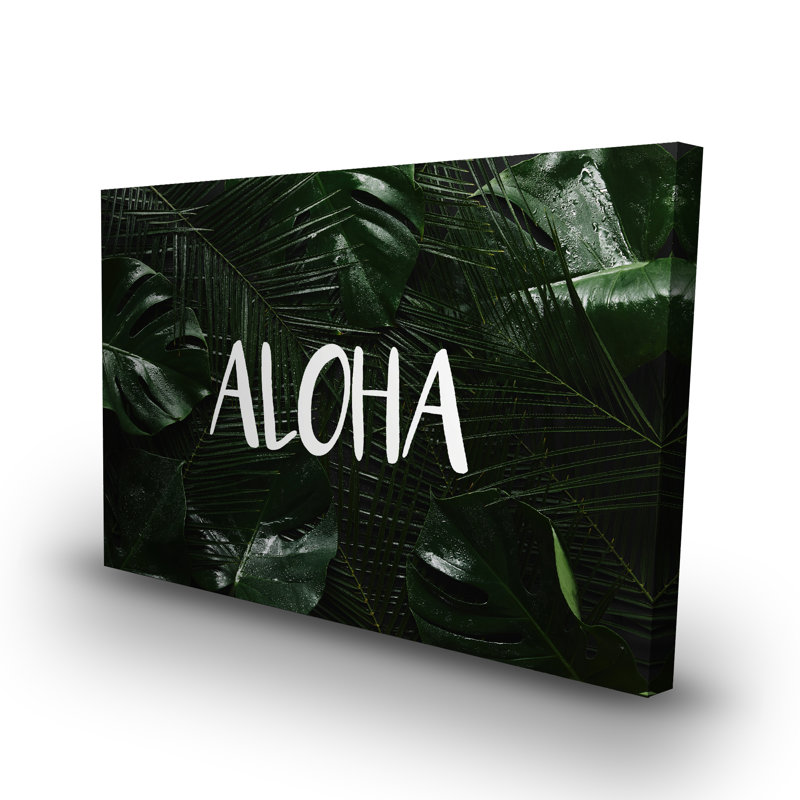 Tropical Aloha - Canvas for Home Decor | Art Print