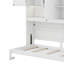 Lit escamotable simple avec tablettes et lumière-404183930