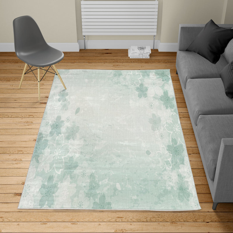 Tapis vert Almond, Rectangle 5 pi 2 po x 7 pi 6 po