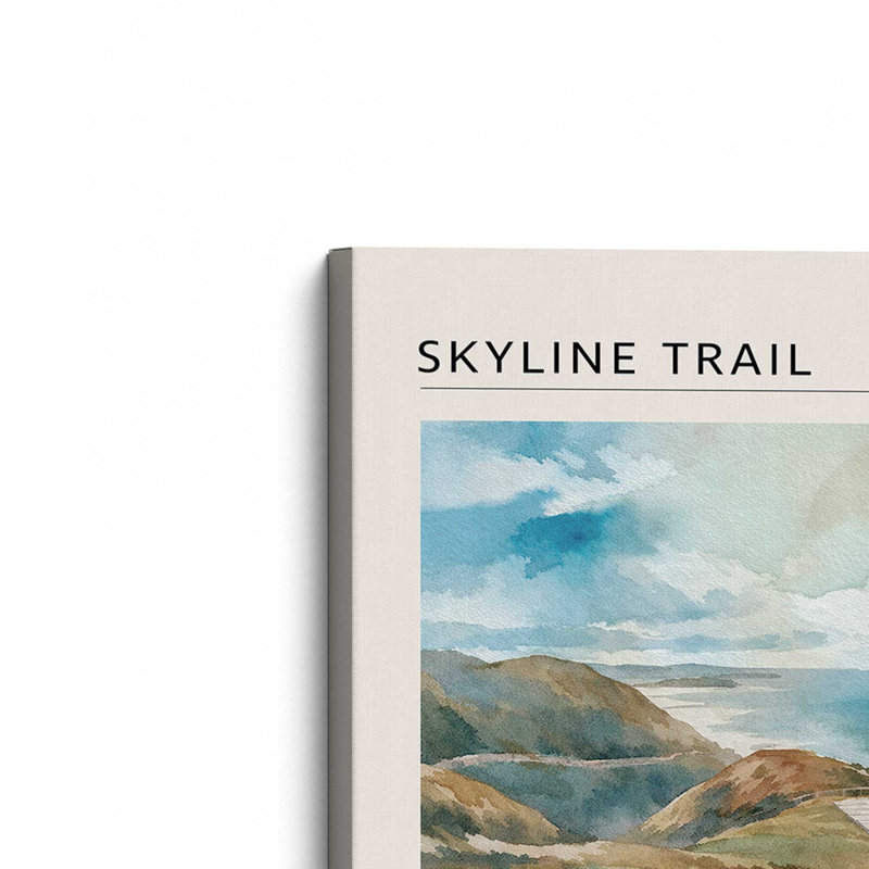 Impression sur toile, "Skyline Trail", Toile tendue, 12 po x 18 po