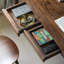 Bureau à deux tiroirs de style italien-110368018