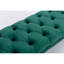 Repose-pieds capitonné en velours avec repose-pieds-347632136