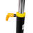 Heavy-Duty Adjustable Single Roller Stand,Material Support Stand, Yellow & Black Color