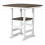 Table de comptoir carrée 37 po Featherstone, blanc-130678656-130678659