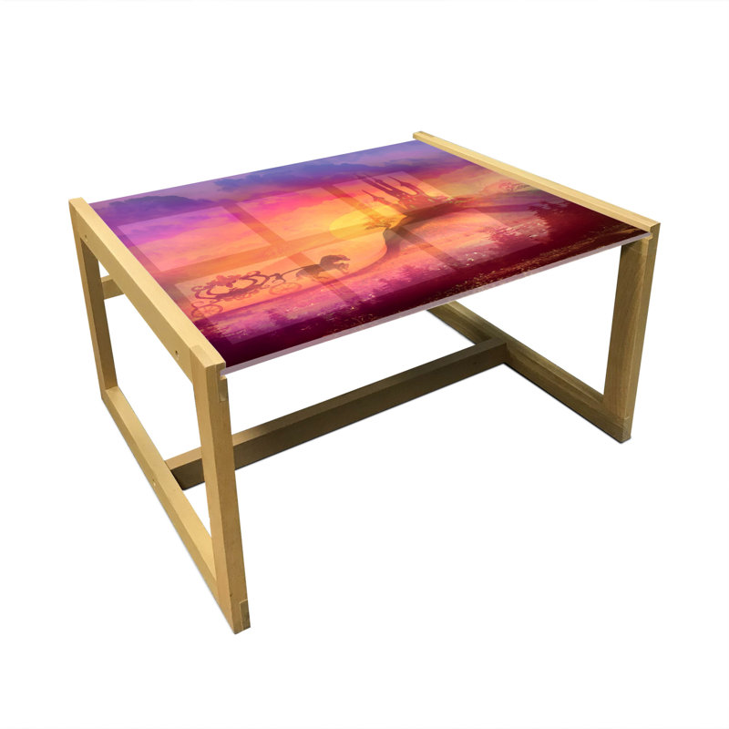 Ishaa Sled Coffee Table, 62cm H x 74cm W x 40cm D