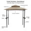 KOZYARD Andra 8' x 5' BBQ Grill Gazebo Canopy Tent, Soft Top Vented Roof, Steel Frame with Side Shelves & Utensil Hooks, 4 Magnetic Detachable LED Lights, Outdoor Grill Shelter