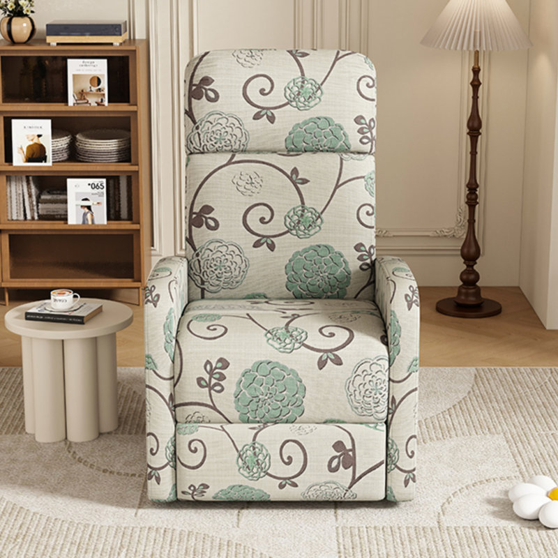 Fauteuil de cinéma maison inclinable manuel moderne avec dossier réglable pour un confort et une détente ultimes