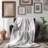 Blush Bands Pattern - 1 Piece Premium Sherpa Blanket-100491504