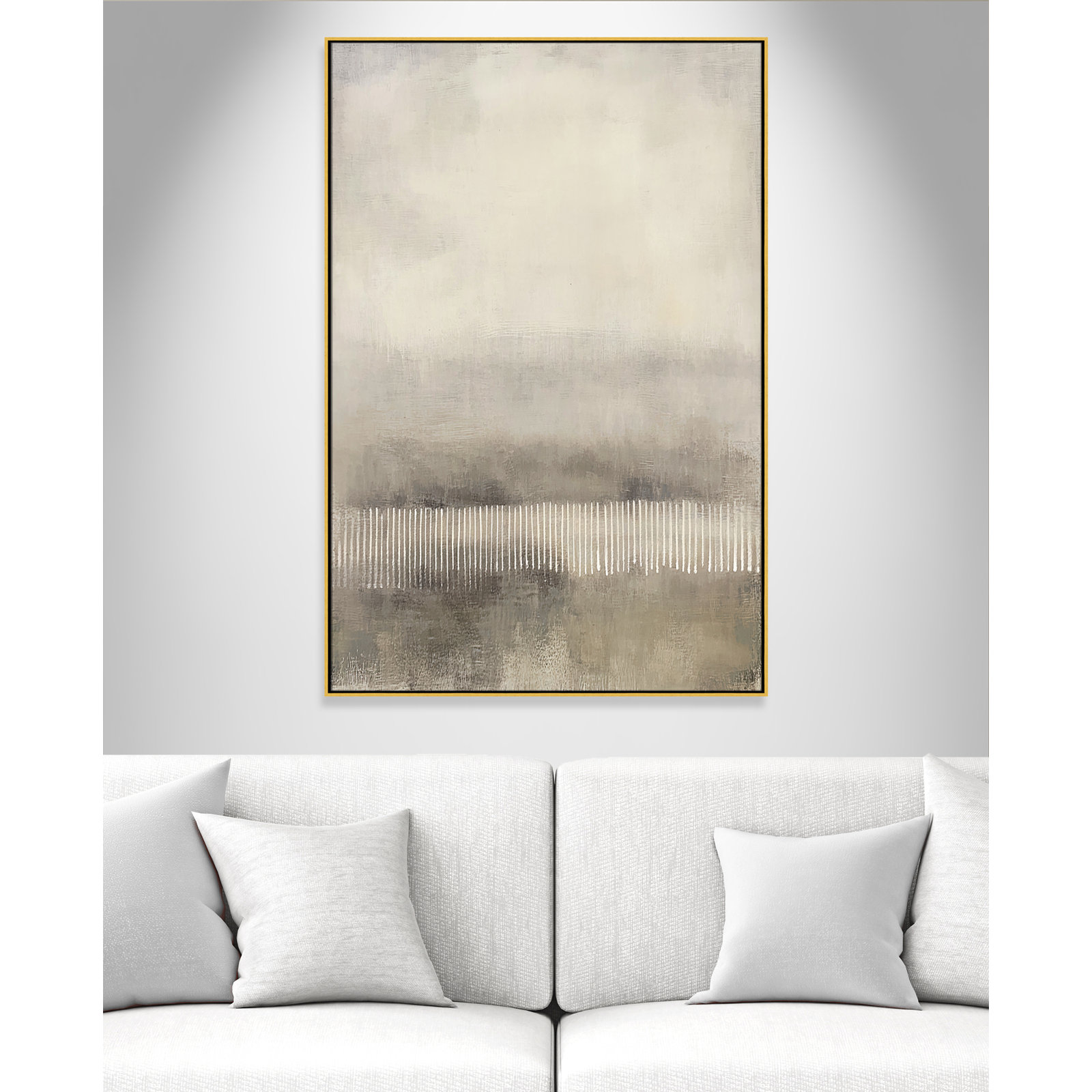 Balanced Silence I Print by Irena Orlov, 61.5" H x 41.5" W, Gold Floater