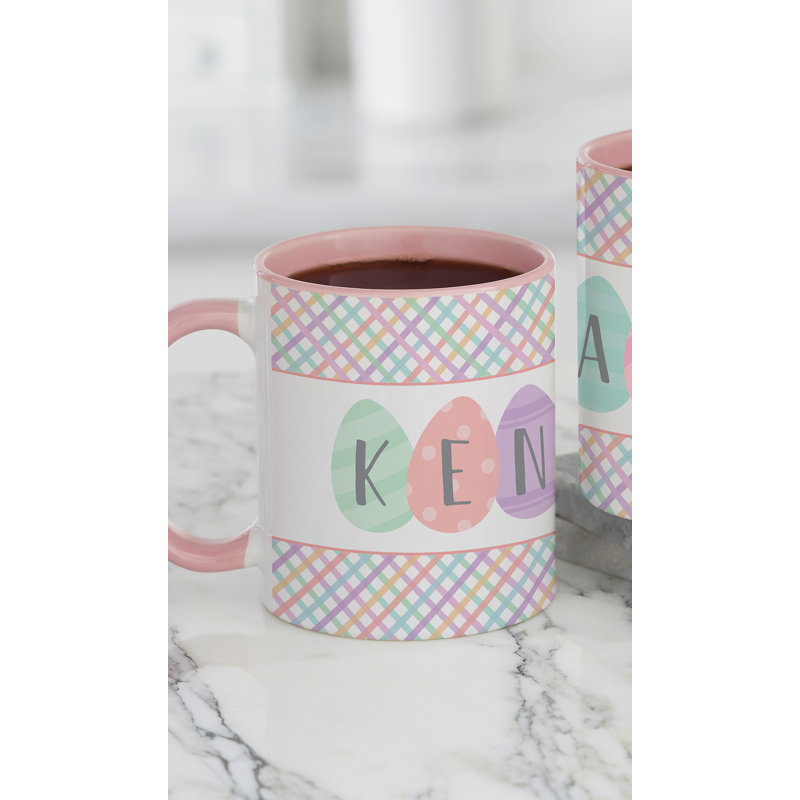 Ceramic Coffee Mug, Pink