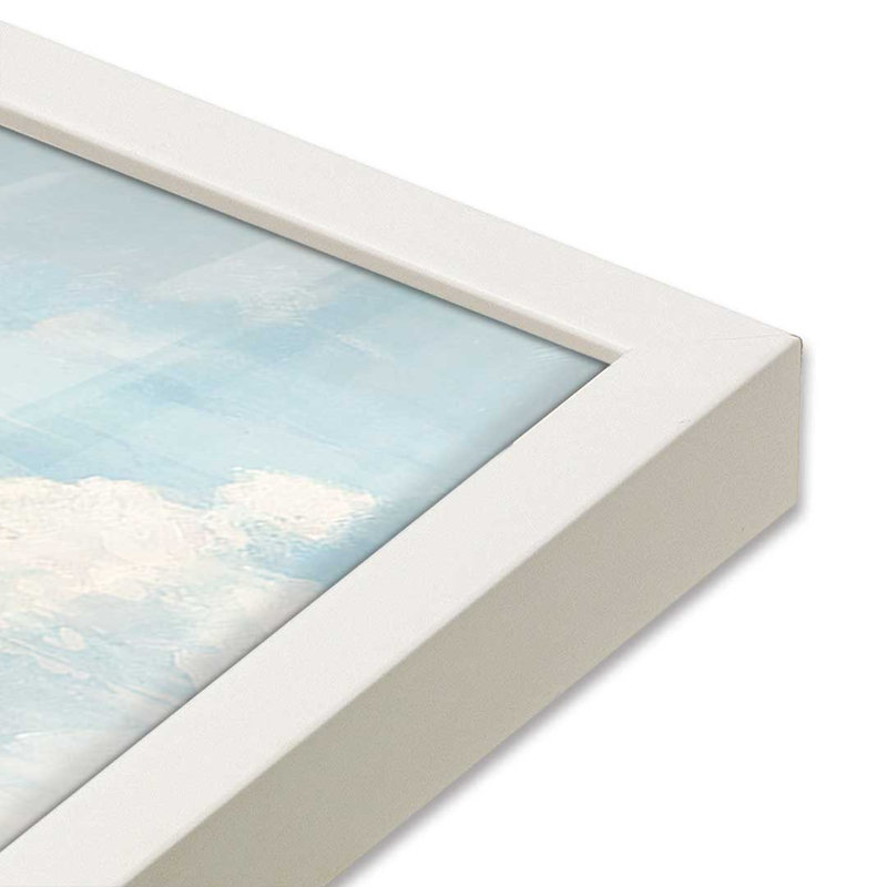 Coastal View I by Stellar Design Studio Art Print, 24 W x 18 H, White, Framed Print
