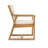 Patio Dining Chair Set Of 2, Wood Outdoor Armchairs With Removable Cushions For Garden, Patio, And Poolside