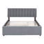 Lit plateforme simple tapissier simple TG gris-1570185923-1570185932
